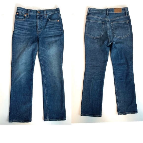 Madewell AJ197 Slim Demi-Boot Jeans in Sundale Wash 27 - Picture 2 of 4